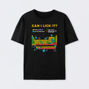 Black Can I Lick It Periodic Table T-Shirt