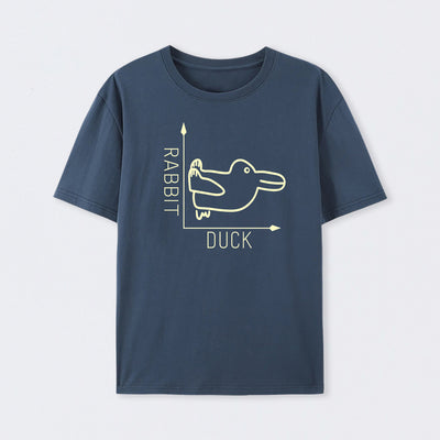 Navy Rabbit or Duck Funny T-Shirt