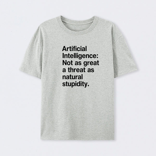 Grey Artificial Intelligence T-Shirt