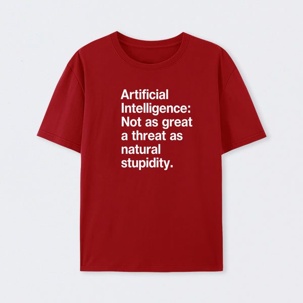 Red Artificial Intelligence T-Shirt
