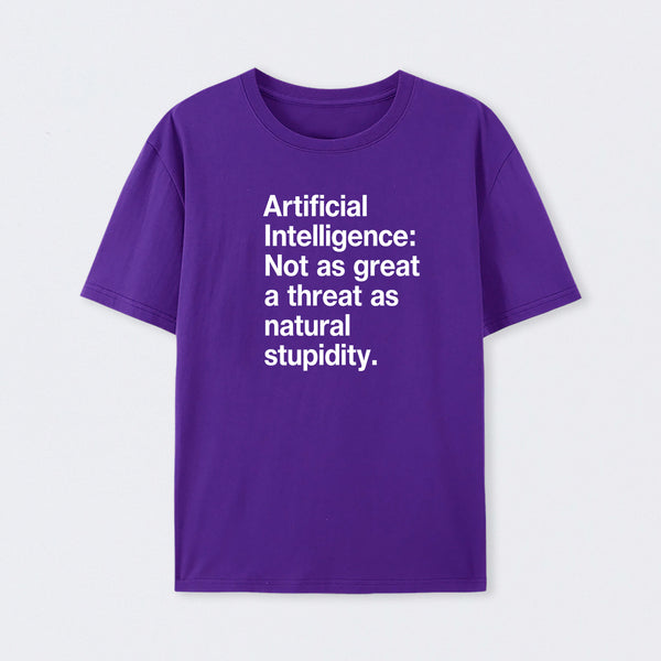 Purple Artificial Intelligence T-Shirt