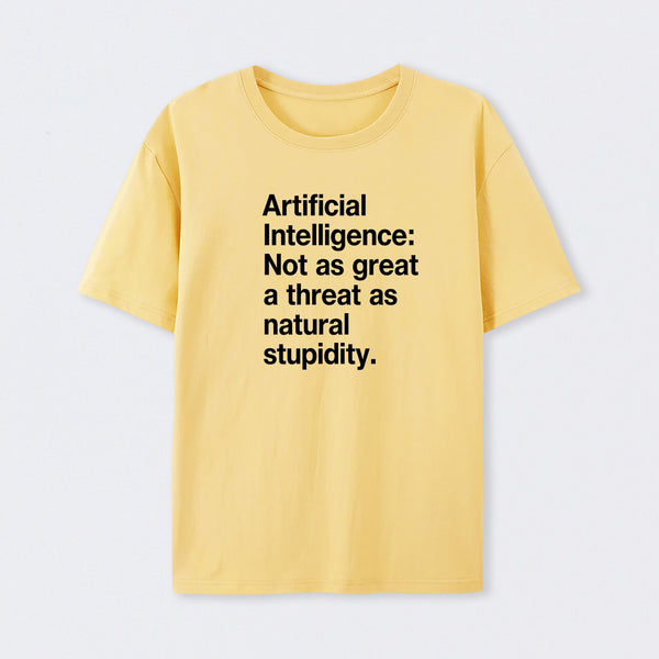 Yellow Artificial Intelligence T-Shirt