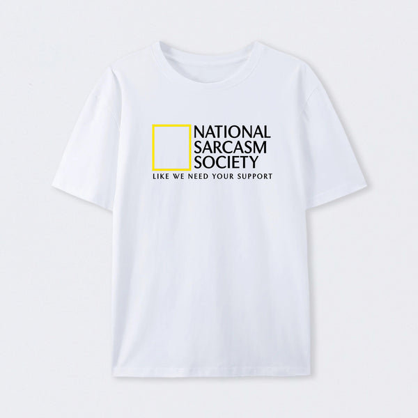 White National Sarcasm Society T-Shirt