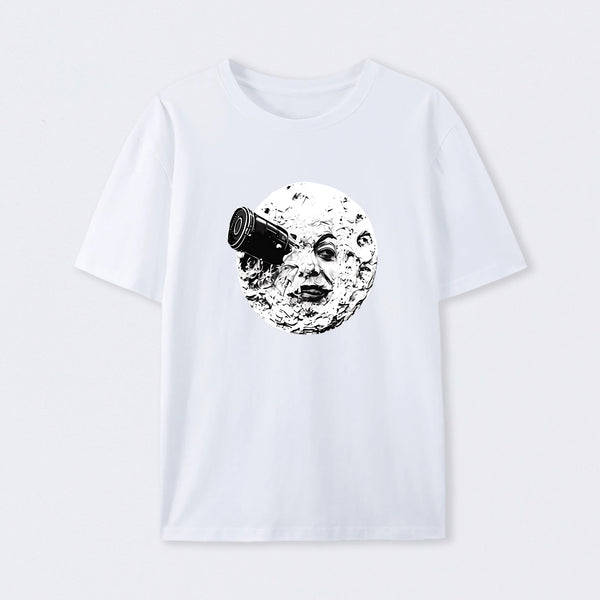 White Le Voyage Dans La Lune T-Shirt