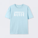 Light Blue SchrÖdinger's Cat ADLEIAVDE Science T-Shirt