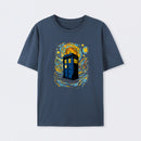 Starry Blue Box Cotton Unisex T-Shirt