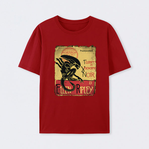 Tournee Du Xenomorphe Doir T-Shirt