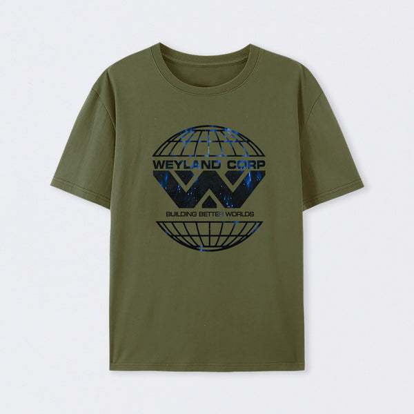 Weyland Corp Scifi Horror Cotton Unisex T-Shirt