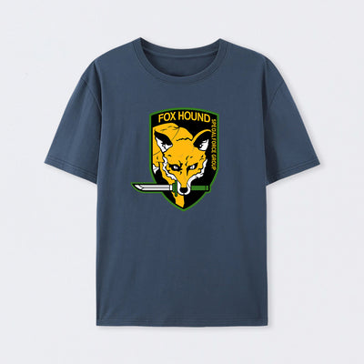 Metal Gear Solid Fox Hound Geek Cotton Unisex T-Shirt