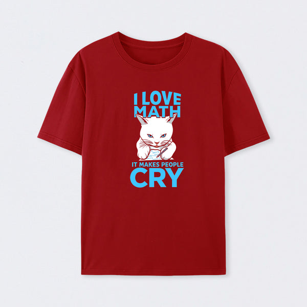 Funny Mathematics Cat Math Mathematician T-Shirt