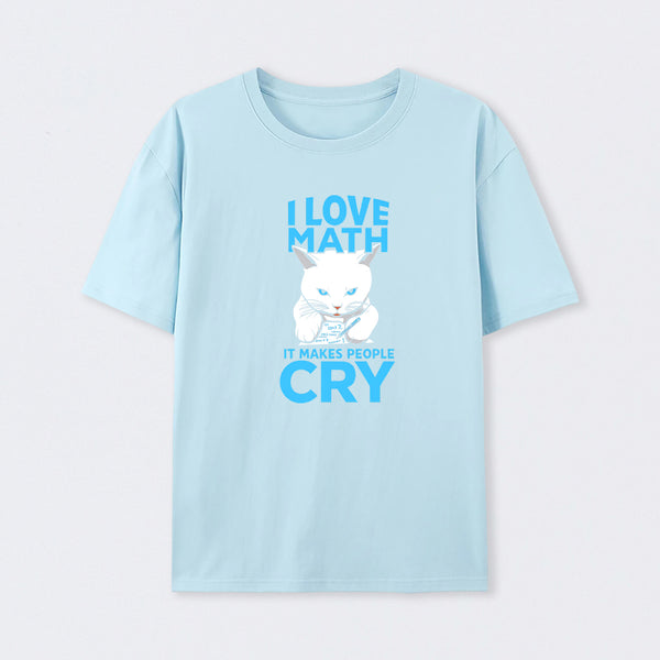 Funny Mathematics Cat Math Mathematician T-Shirt