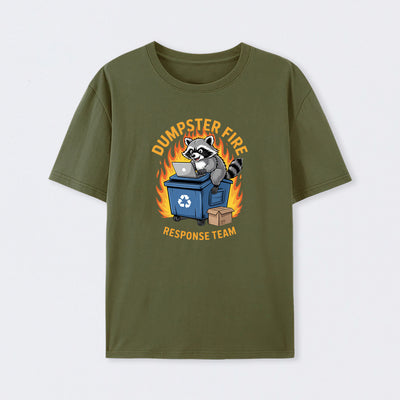 Dumpster Fire Response Team Leader Work T-Shirt